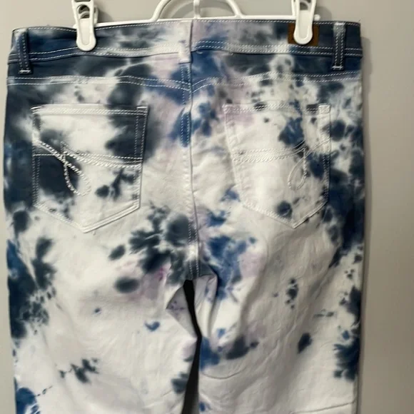 OOAK tie-dyed skinny jeans - Picture 4 of 7